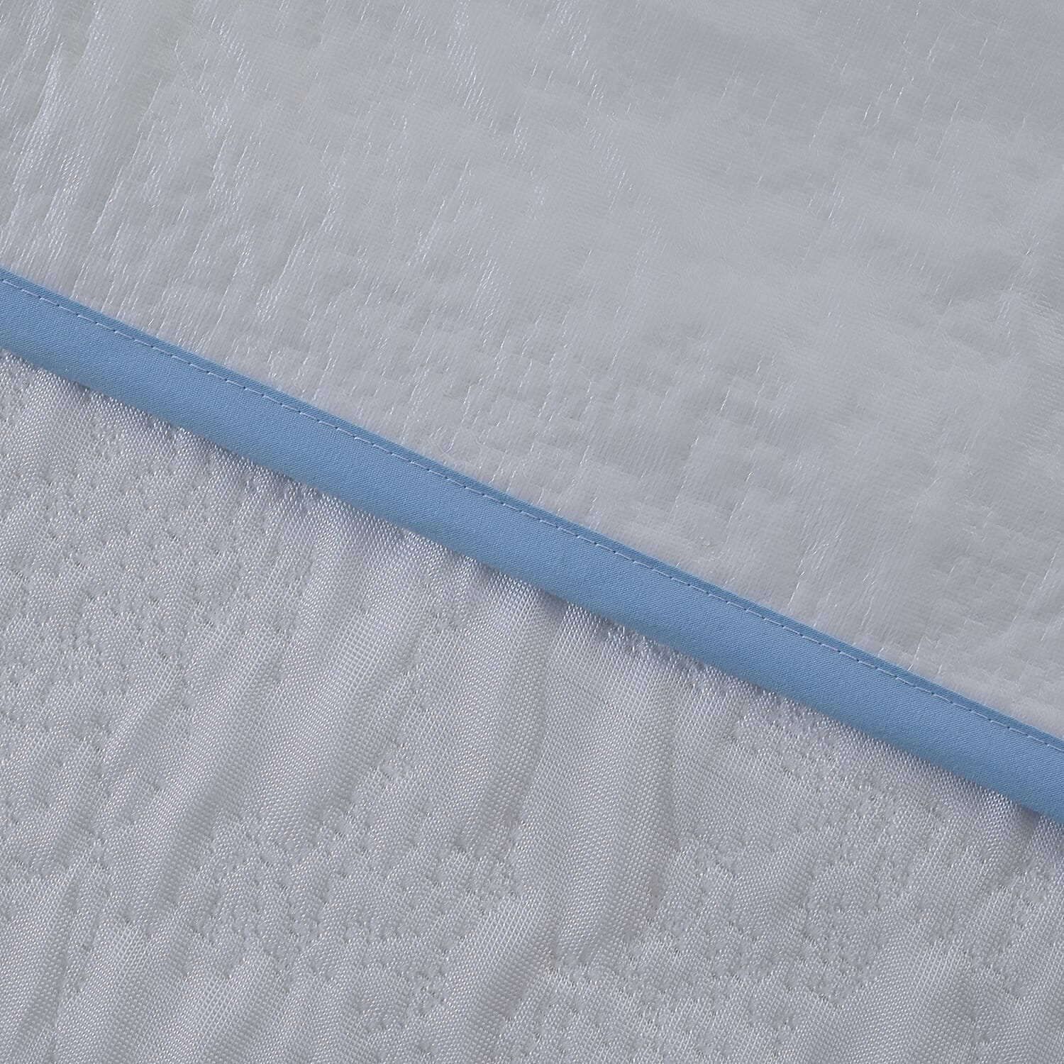 Homesmart Cooling Jacquard Waterproof Mattress Protector with Anchor Band Fit (135x190cm) - White 8047191 6