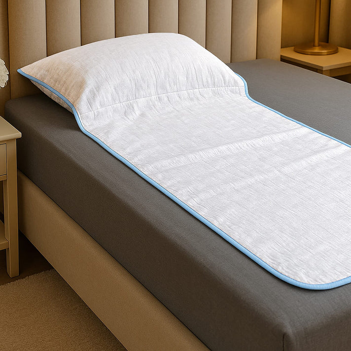 Homesmart Cooling Jacquard Waterproof Mattress Protector - White 8047199 2