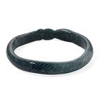 Natural Type A Jadeite Carved Snake Bangle (Size 7.5) 200.00 Ct.