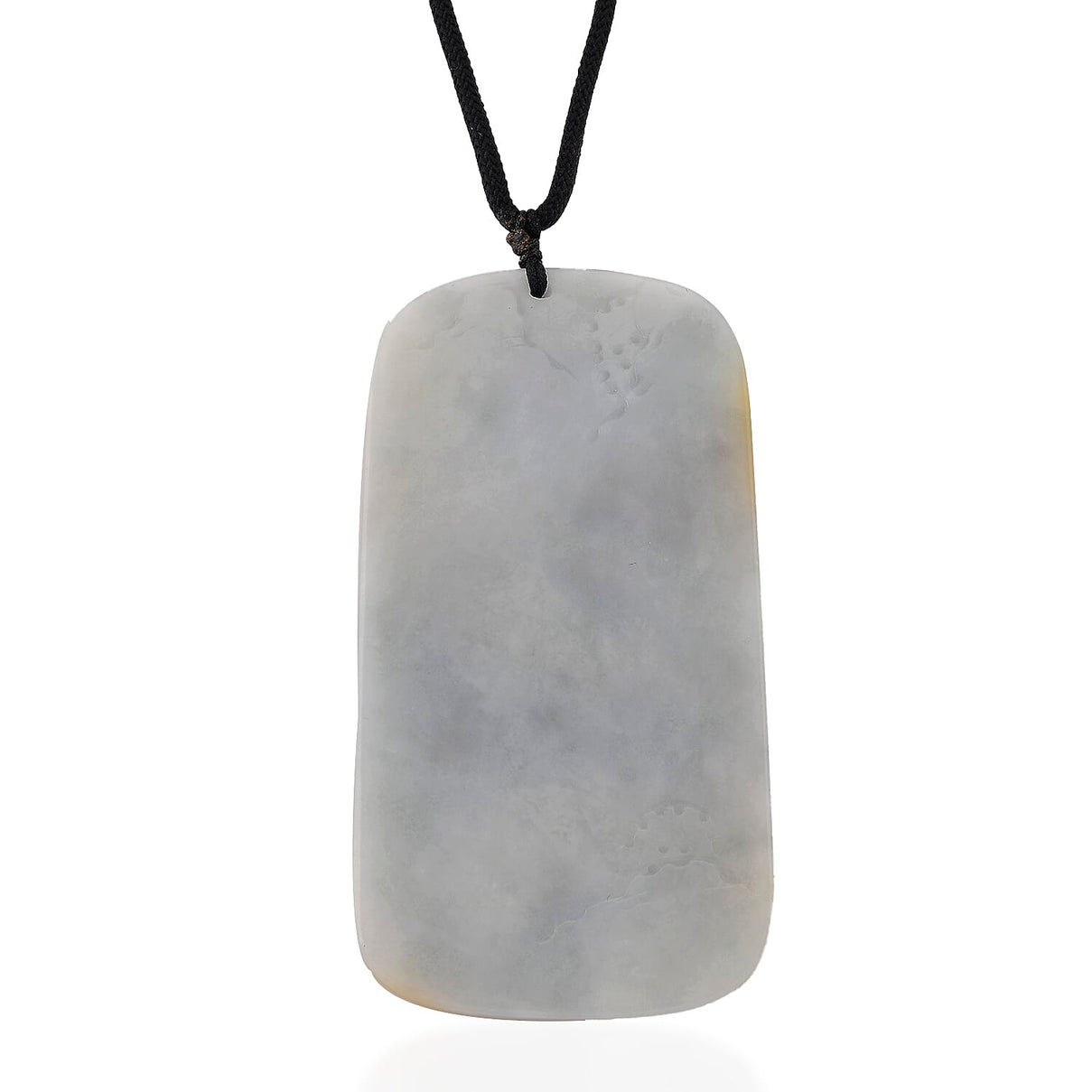 Type A Natural Bi Colour Honey Jade Hand Carved Necklace with Cotton Thread (Size 30 Adjustable) 8242389 4