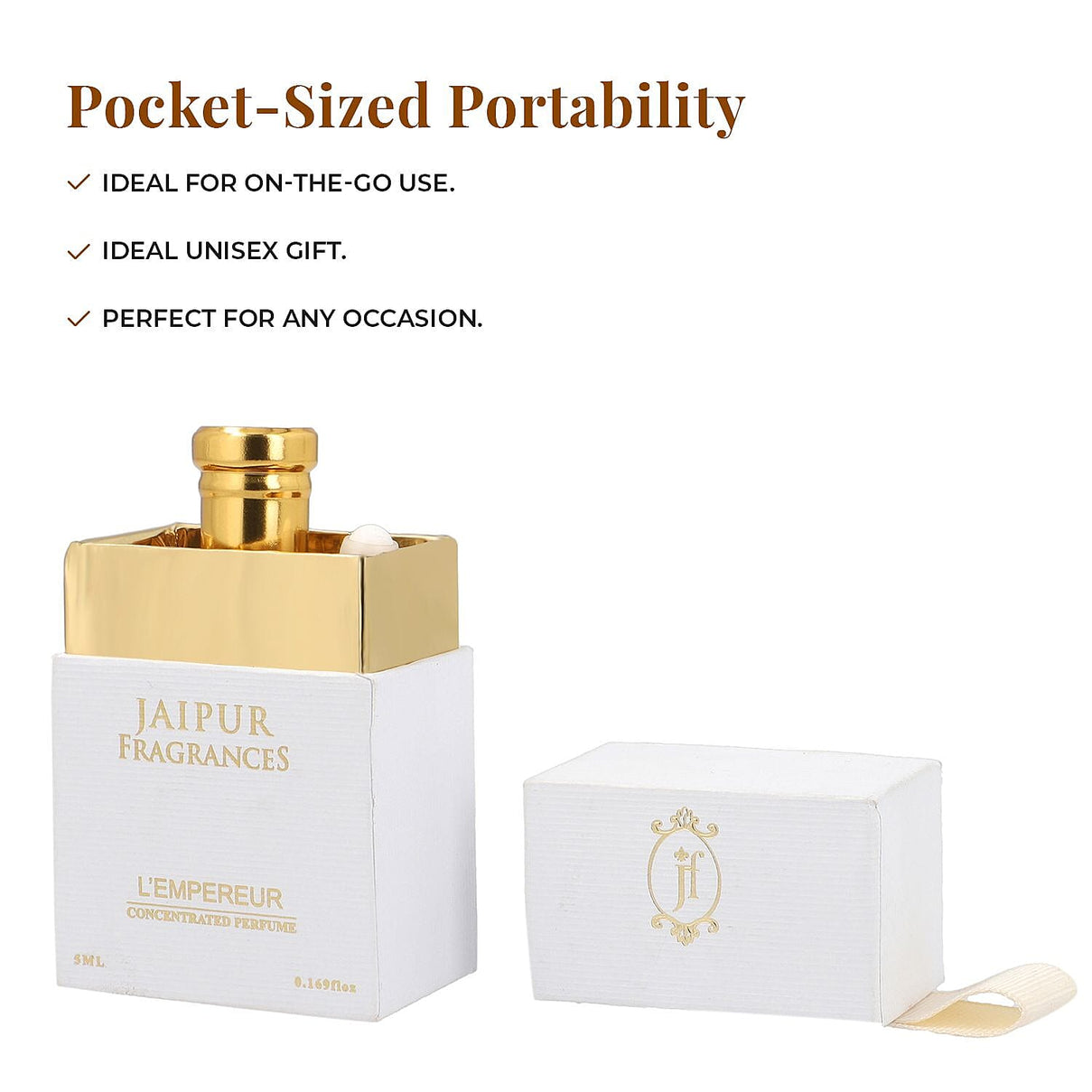 Jaipur Fragrance 100% Natural L Empereur Fragrance Rollerball 7026003 5