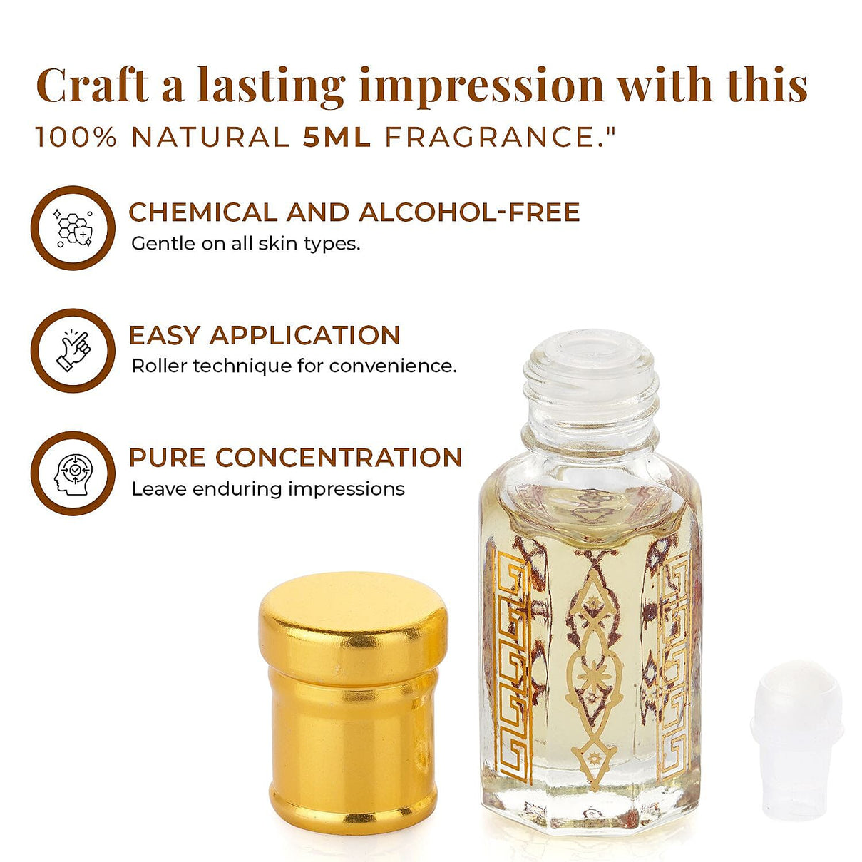 Jaipur Fragrance 100% Natural L Empereur Fragrance Rollerball 7026003 6