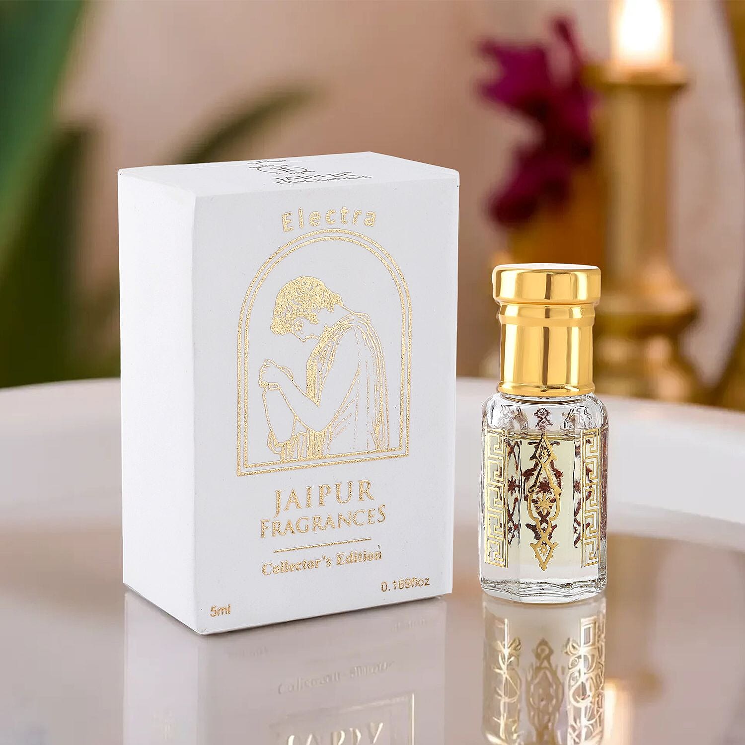 Jaipur Fragrances - 100% Natural Concentrated Perfume Greek Goddess Collection - Electra (5 ml) 7262121 2