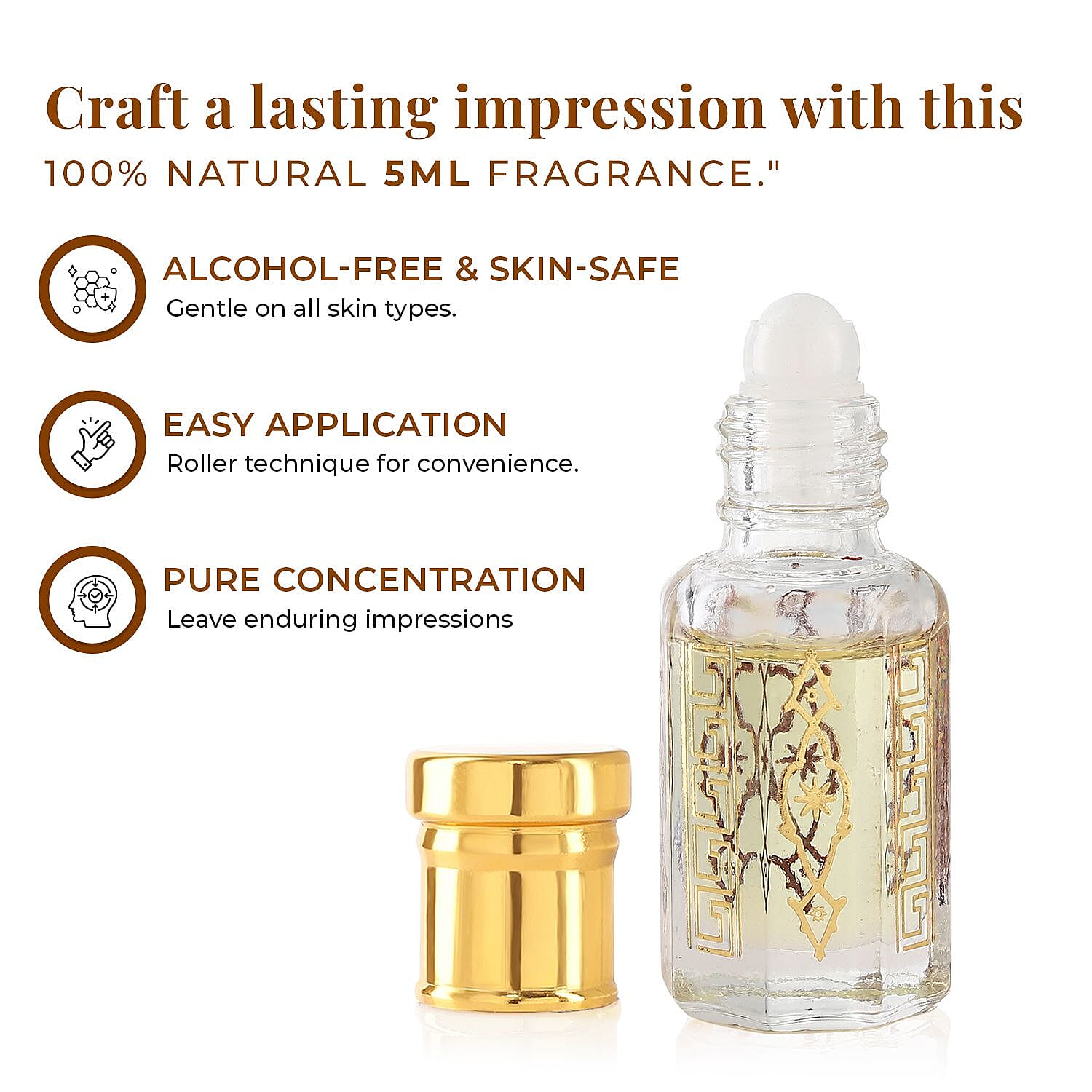 Jaipur Fragrances - 100% Natural Concentrated Perfume Greek Goddess Collection - Electra (5 ml) 7262121 4