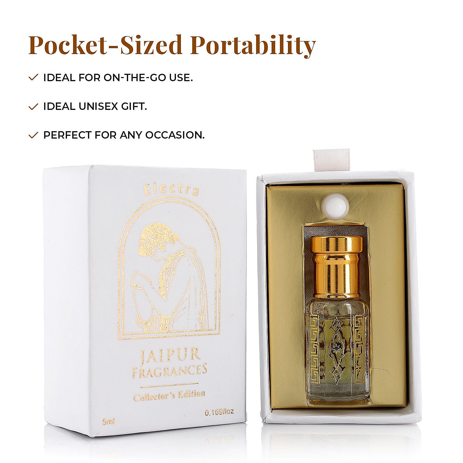 Jaipur Fragrances - 100% Natural Concentrated Perfume Greek Goddess Collection - Electra (5 ml) 7262121 5