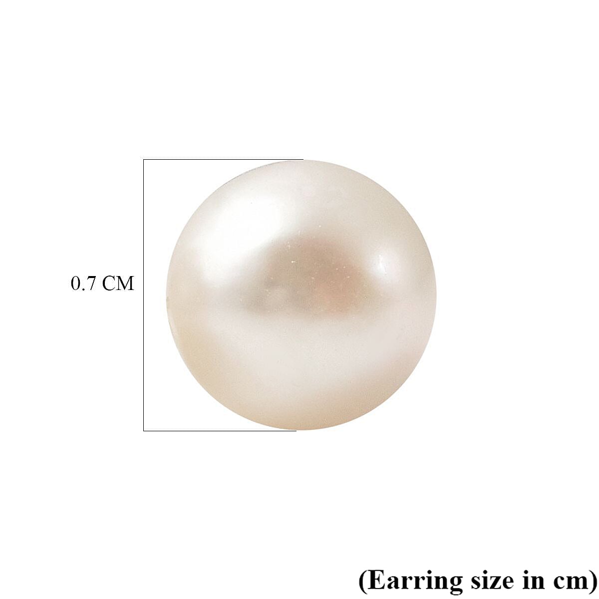 Japanese Akoya Pearl Stud Earrings in Rose Gold Overlay Sterling Silver 7744913 4