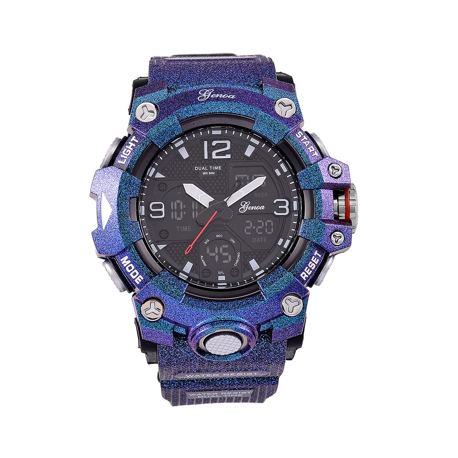 GENOA TIME V2 Japanese Menâ€™s Watch with Camouflage Strap 7809607 0