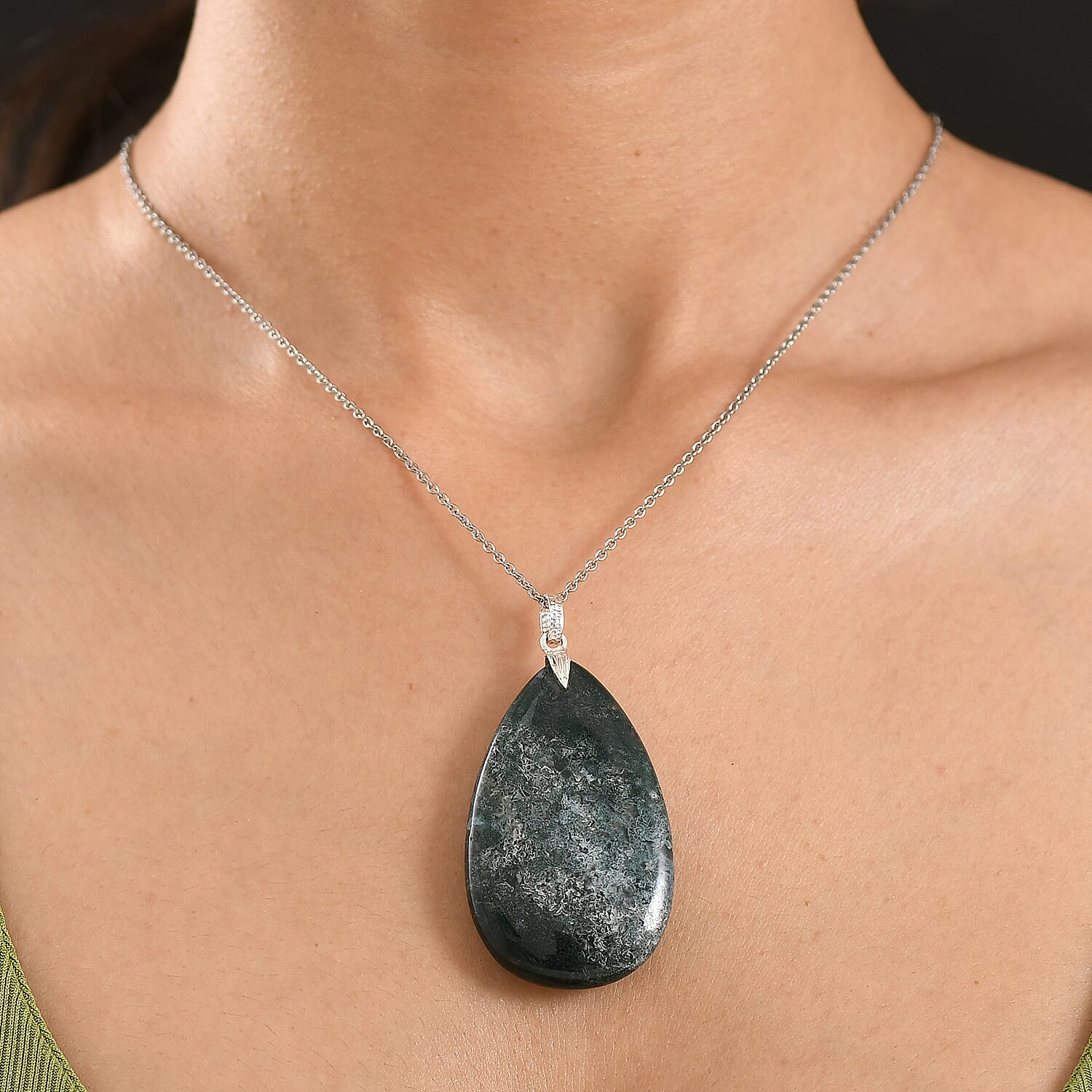 Tucson Preview- Ocean Jasper Pendant with Chain (Size 20) 119.18 Ct. 4433189 3