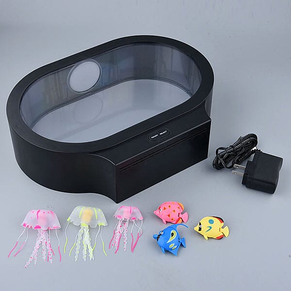 Jelly Fish Lamp with LED Light - Black 6090014 4