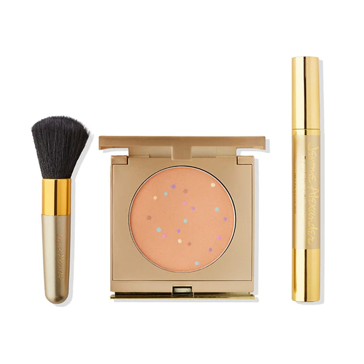 Jerome Alexander - Magic Minerals Conceal, Cover and Correct - All in 1 Powder Foundation - Light with Stubby Brush &amp; Long Length Mascara 7199053 0
