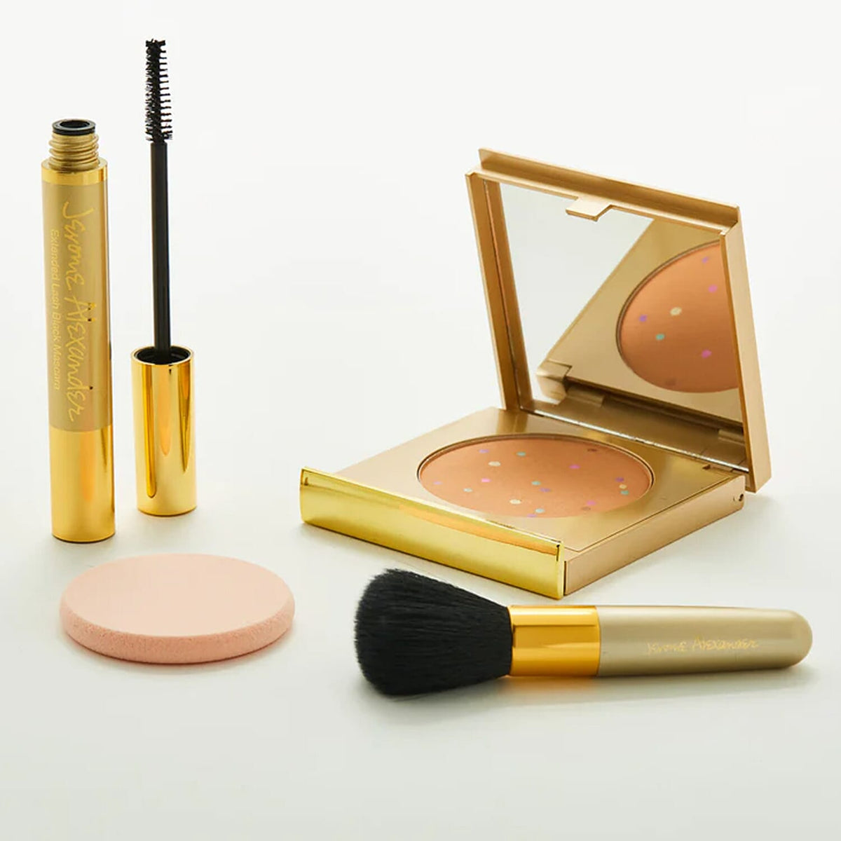 Jerome Alexander - Magic Minerals Conceal, Cover and Correct - All in 1 Powder Foundation - Light with Stubby Brush &amp; Long Length Mascara 7199053 1