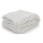 Knit Weighted Blanket (Full Size) - Snow White