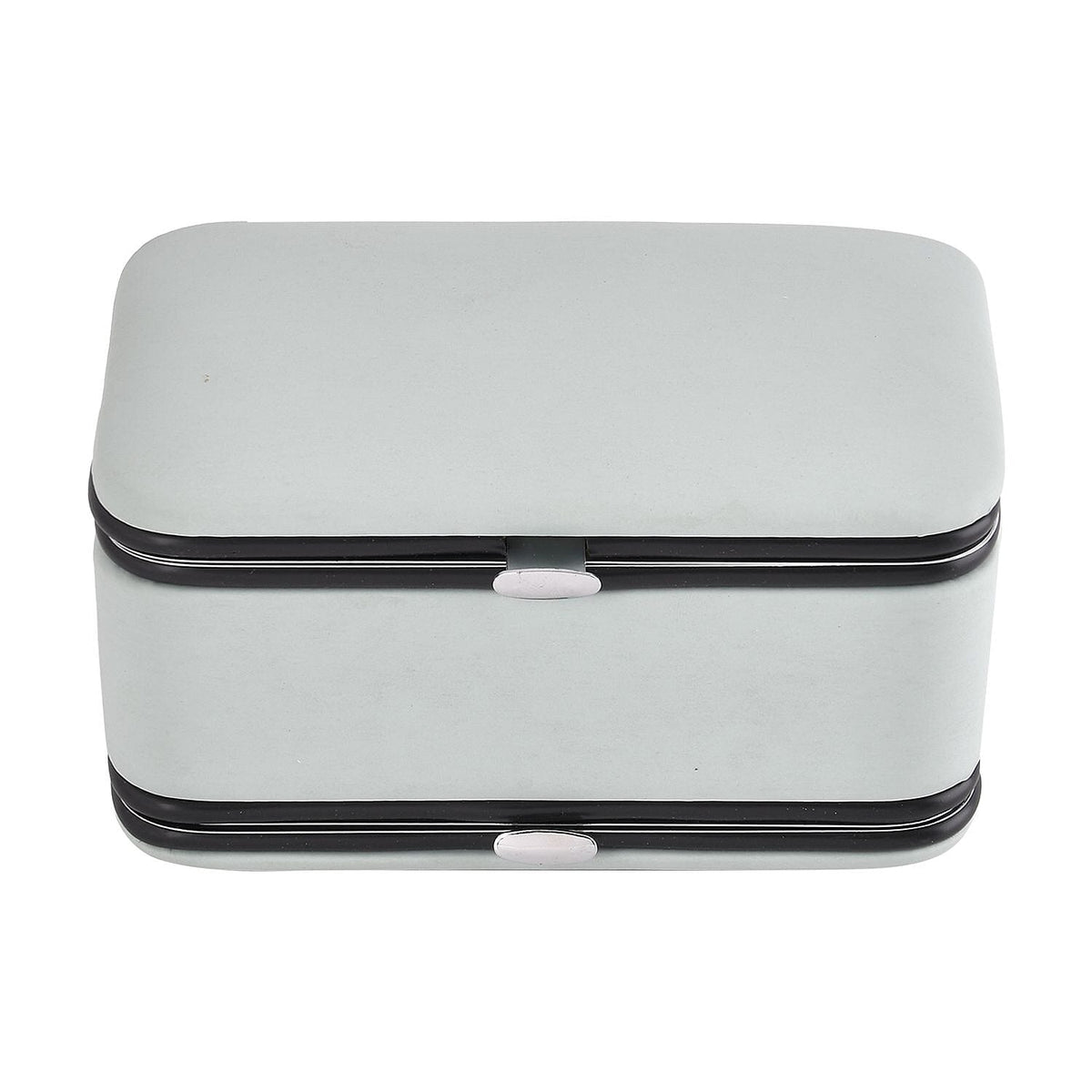 Jewellery Organizer with 6 Manicure Set and 1 Crystal Studded Bracelet (Size 7.5 cm) - Blue 7504564 2