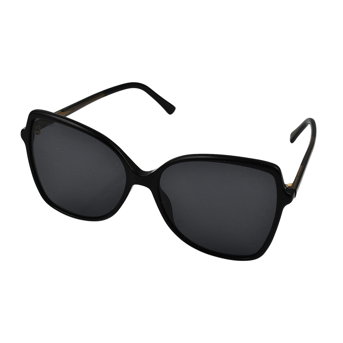 Limited Quantity Closeout Deal - Jimmy Choo Designer Sunglasses - Black and Gold 7537964 1