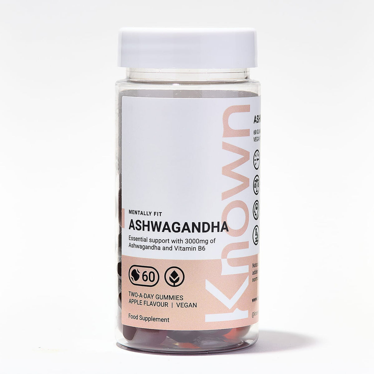 Known Nutrition - Mind and Beauty Bundle (Known Ashwagandha, Biotin and Skin Ageing Gummies) 7693321 2
