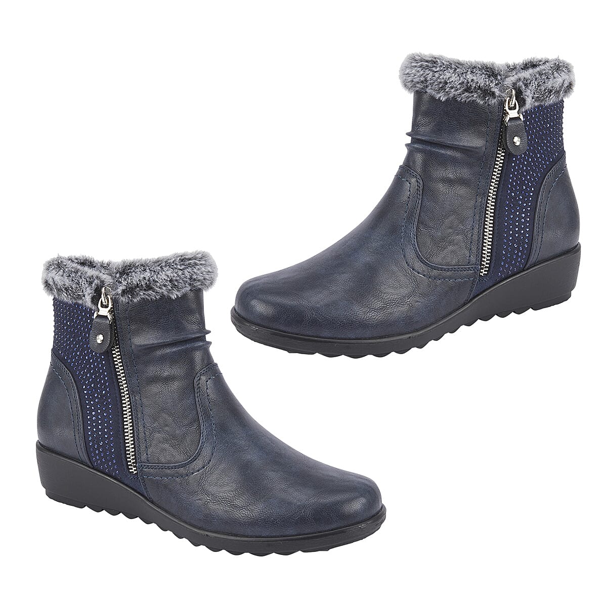 Jo &amp; Joe Ladies Shoe (Size - 6) - Navy V32578399 1