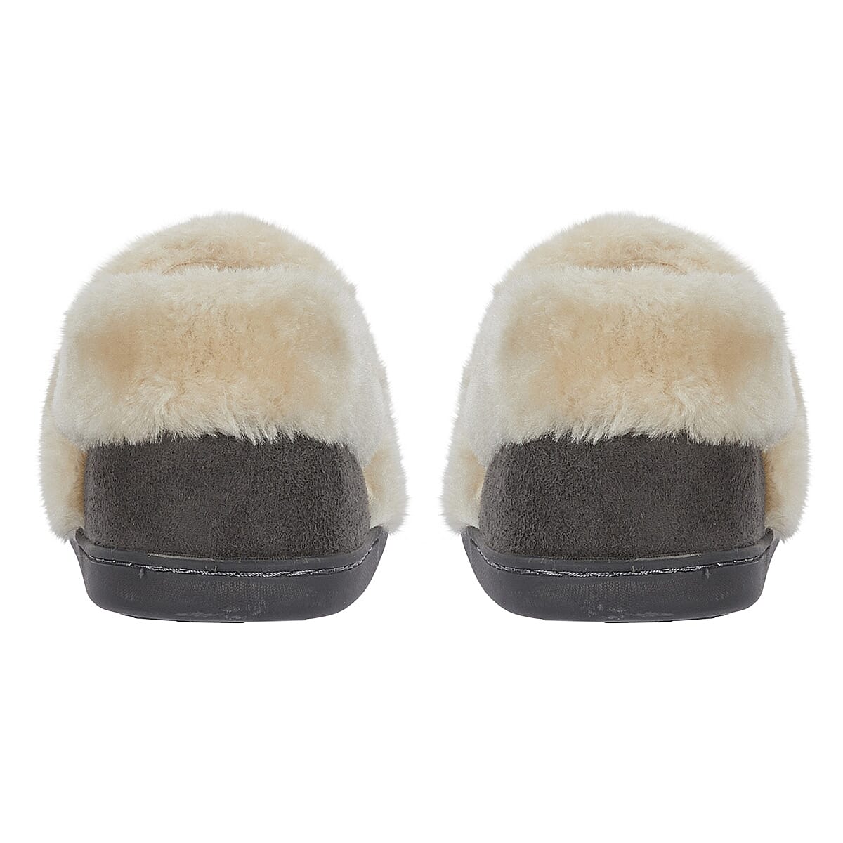 Jo - Joe Ultra Soft Edale Faux Suede BRAEMAR With Sherpa Fur Lining (Size 3) - Grey 8333652 2