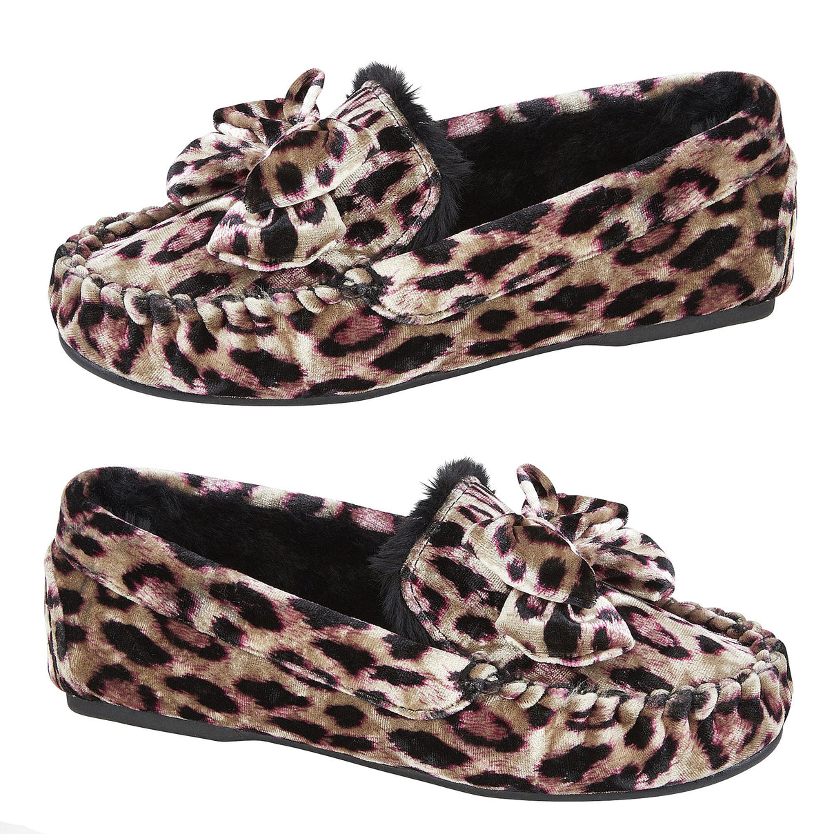 Jo - Joe Eliza Moccasin Slipper With Bow (Size 3) - Pink 8332723 1