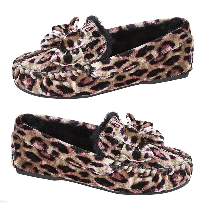 Jo - Joe Eliza Moccasin Slipper With Bow (Size 3) - Pink 8332723 2