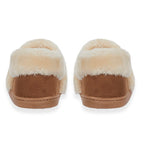 Jo - Joe Ultra soft Edale Faux Suede BRAEMARS With Sherpa Fur Lining (Size 4) - Cognac