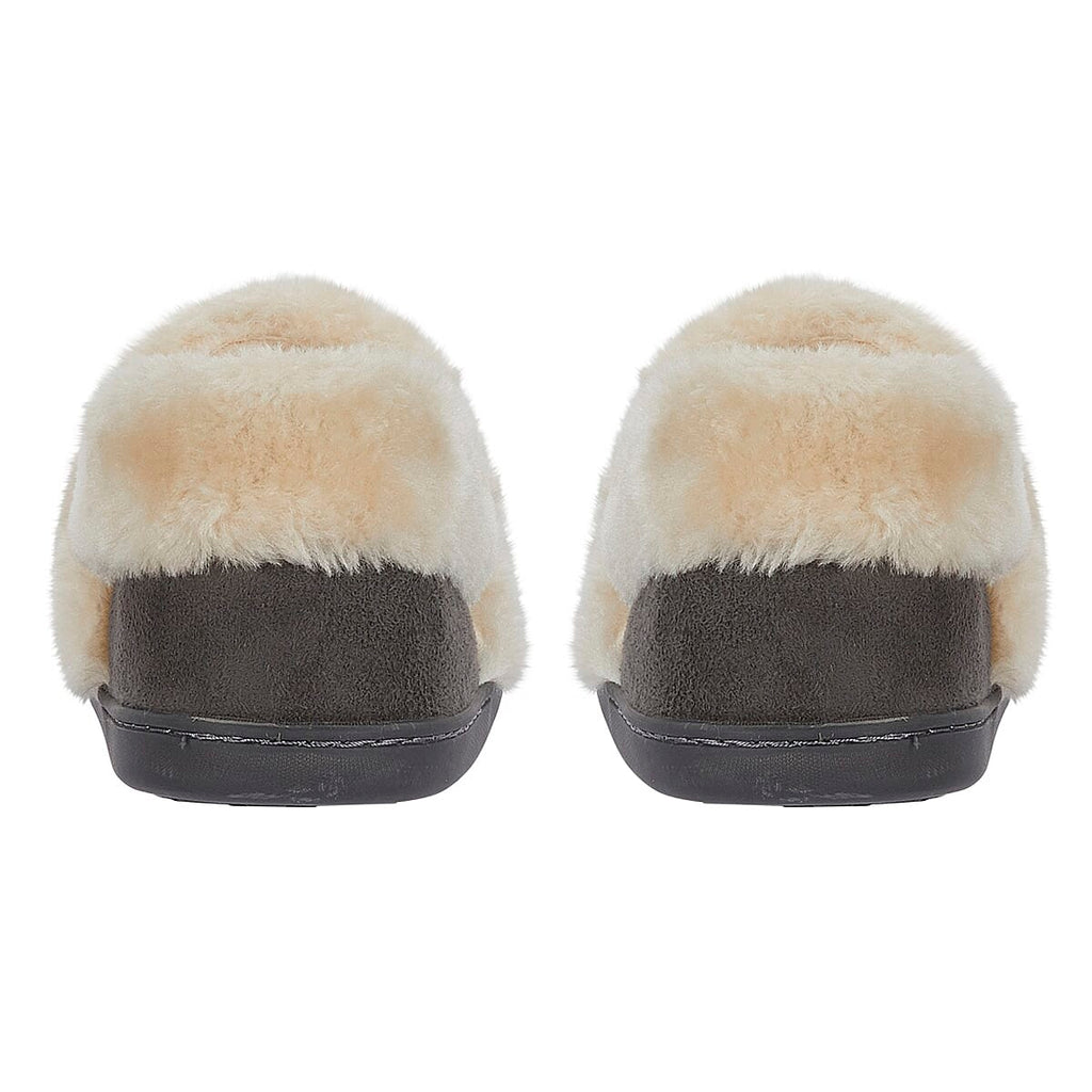Jo - Joe Edale Faux Suede Slip-On With Sherpa Fur Lining (Size 4) - Grey