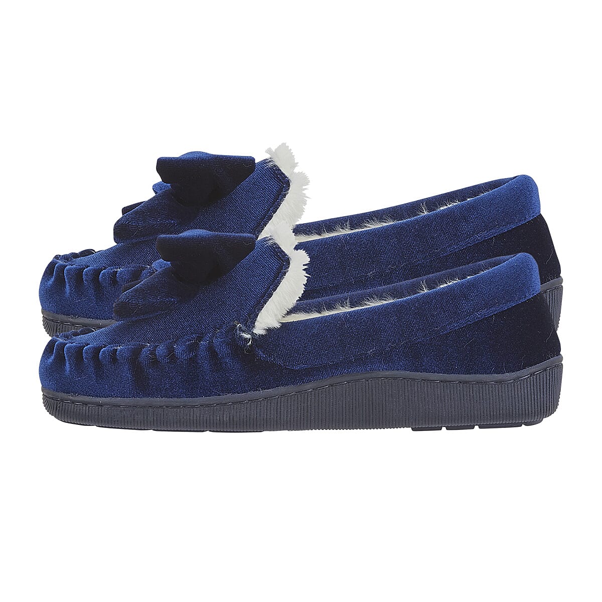 Jo &amp; Joe Ladies Slipper (Size - 7) - Navy V32646297 2