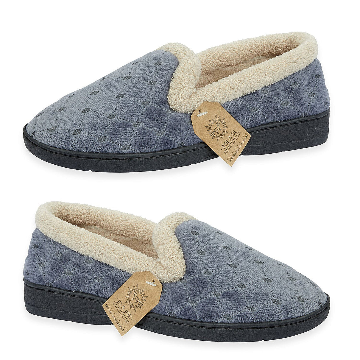Jo &amp; Joe Ladies Slipper (Size 8) - Grey &amp; Brown 7958862 1