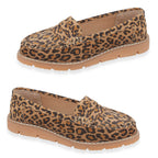 Jo - Joe Shore Leopard Print Suede Loafers (Size 5) - Leopard