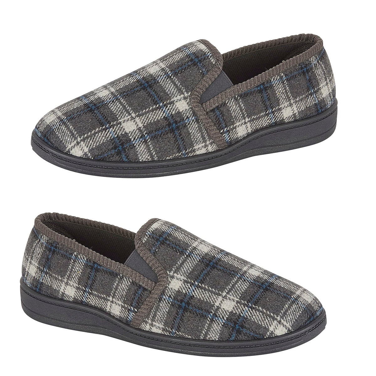 Jo &amp; Joe Mens Slipper (Size - 10) - Grey V32581228 0