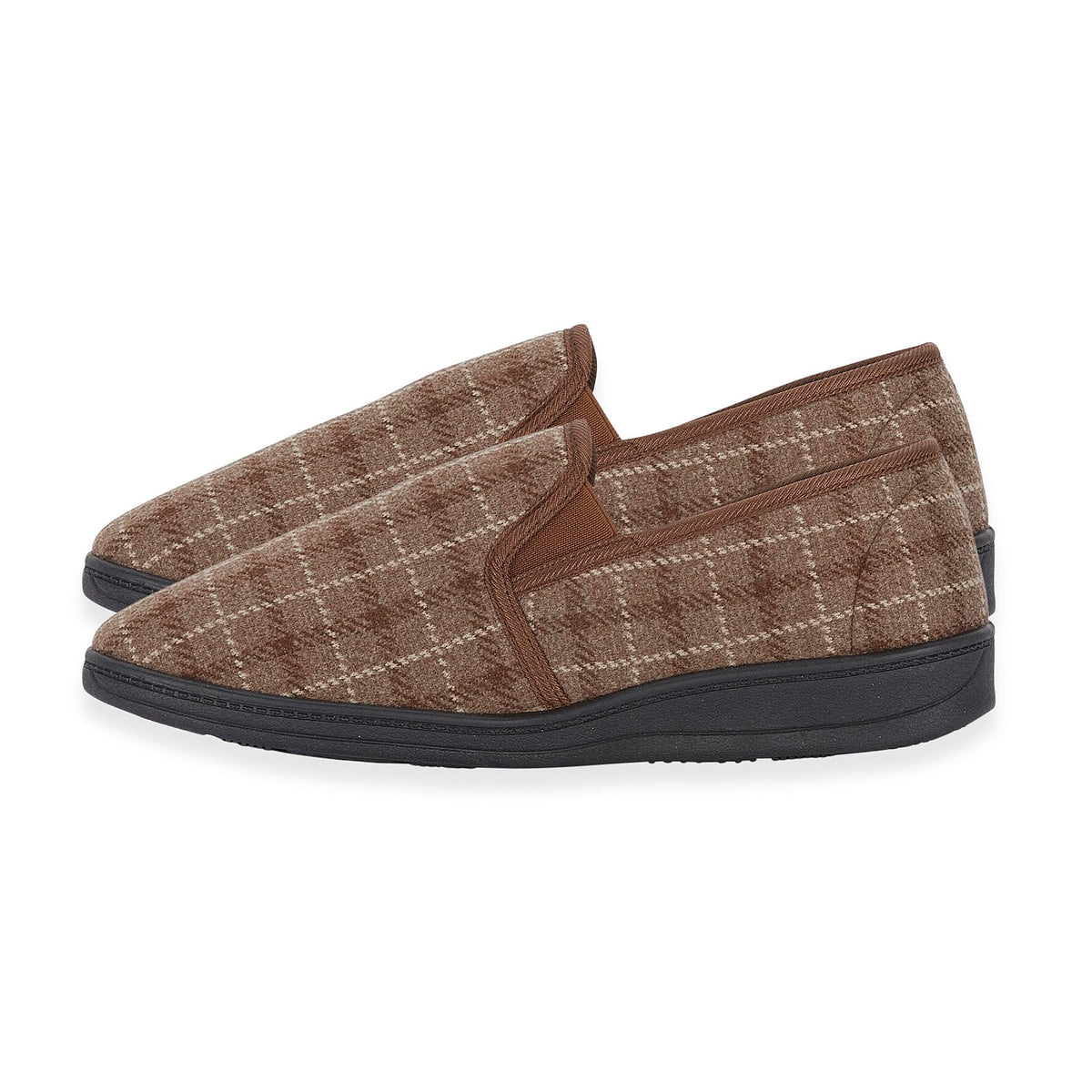 Jo &amp; Joe Mens Slipper (Size - 9) - Brown V32585905 1