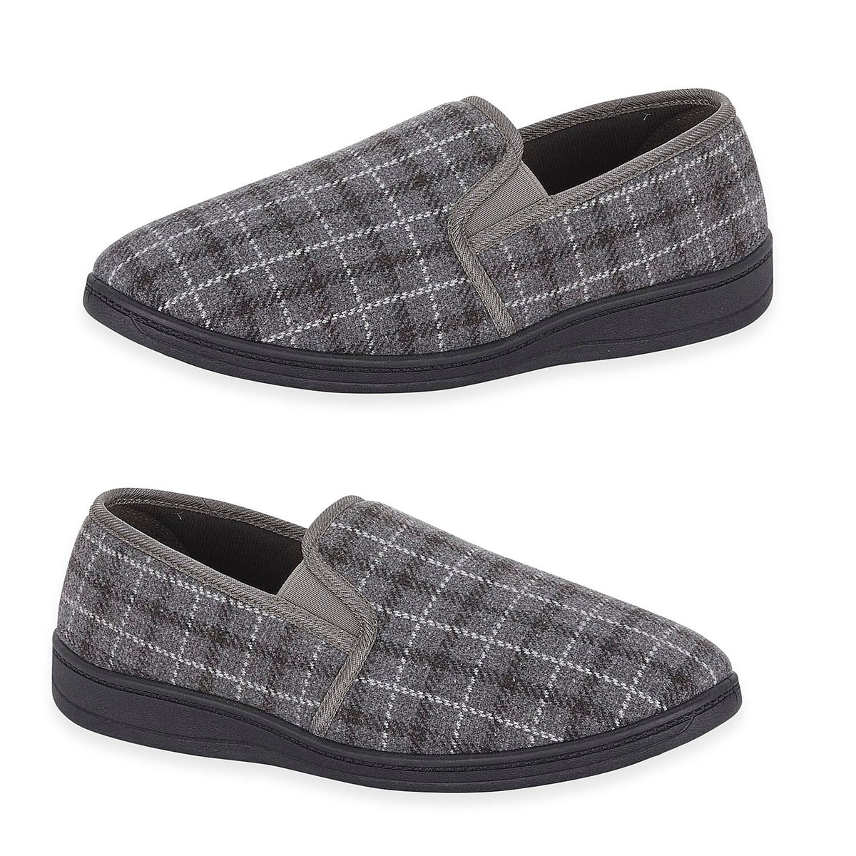 Jo &amp; Joe Mens Slipper (Size - 9) - Grey V32585903 0