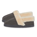 Jo - Joe Ultra Soft Edale Faux Suede BRAEMAR With Sherpa Fur Lining (Size 3) - Grey