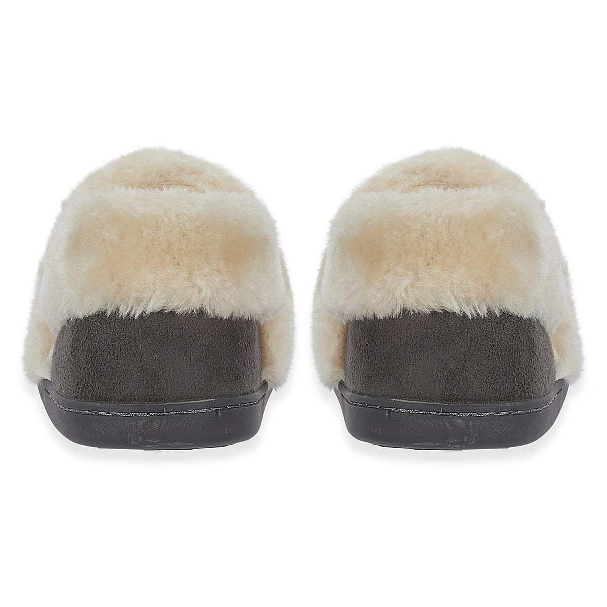 Jo - Joe Ultra Soft Edale Faux Suede BRAEMAR With Sherpa Fur Lining (Size 3) - Grey 8333652 5