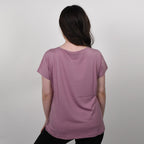 JOVIE Low Sleeves Blouse (Size M-10-12) - Dusty Pink & Multi
