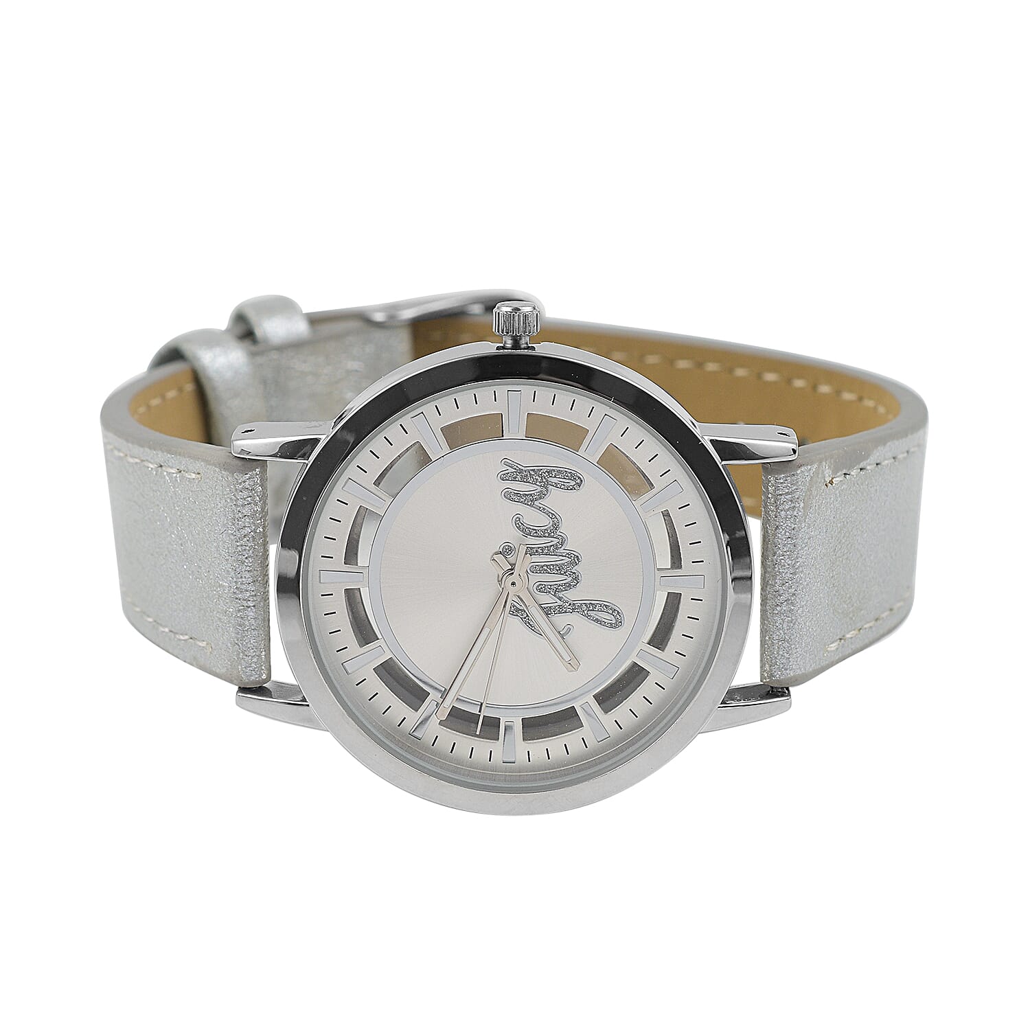 Juicy Couture Analog Ladies Watch in Mineral Glass with Leather Strap - Silver 7571435 2