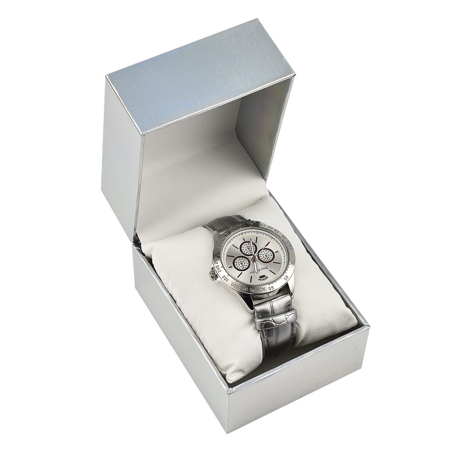 Juicy Couture Analog Ladies Watch in Mineral Glass with Leather Strap - Silver 7571435 7
