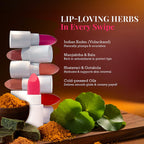 One Time Closeout - Just Herbs-Herb Enriched Set of 16 Micro-Mini Ayurvedic Lipsticks Kit