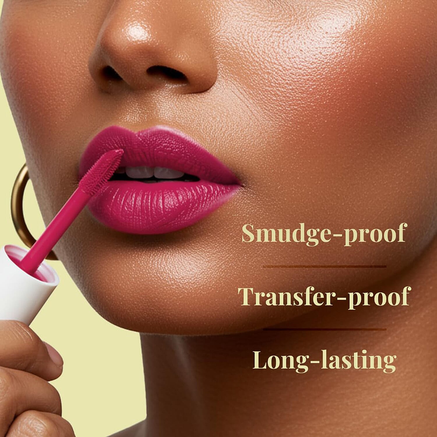 Just Herbs: Set of 5 - Ayurvedic Liquid Matte Finish Lipstick Make Up Kit - Brights and Pinks 8201607 8