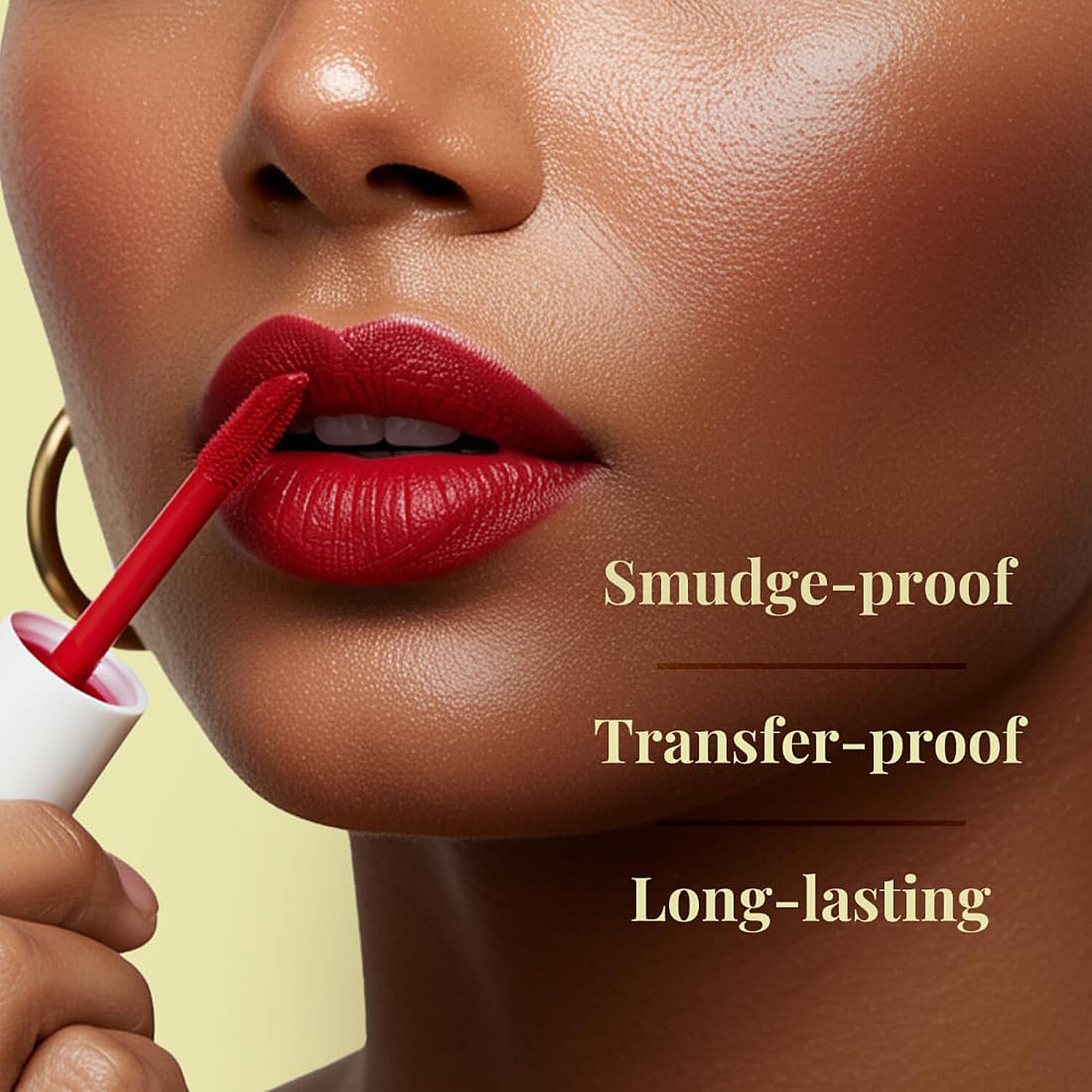 Just Herbs: Set of 5 - Ayurvedic Liquid Matte Finish Lipstick Make Up Kit - Deeps and Reds 8201619 7