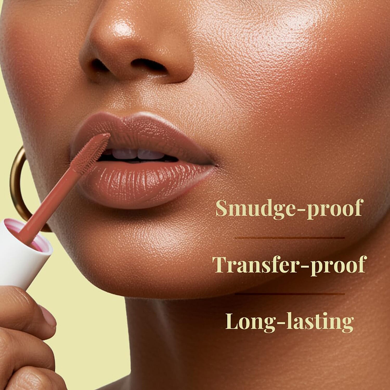 Just Herbs: Set of 5 - Ayurvedic Liquid Matte Finish Lipstick Make Up Kit - Nudes and Brown 8201620 3