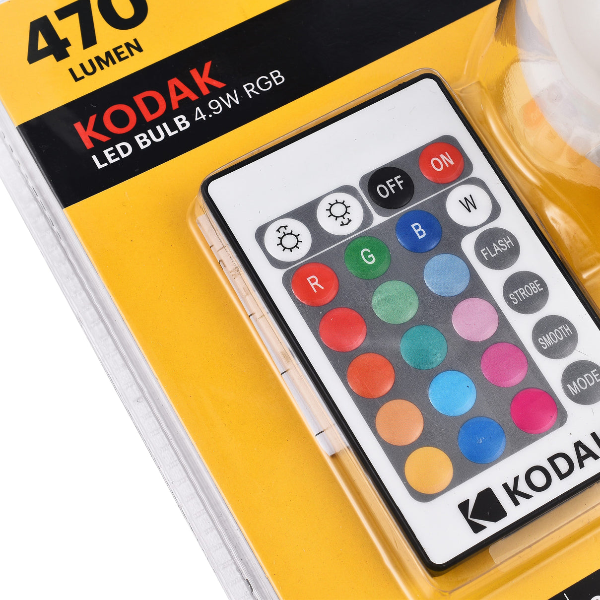 KODAK 4.9W Energy Saving LED Smart Bulb with Remote 7517995 2