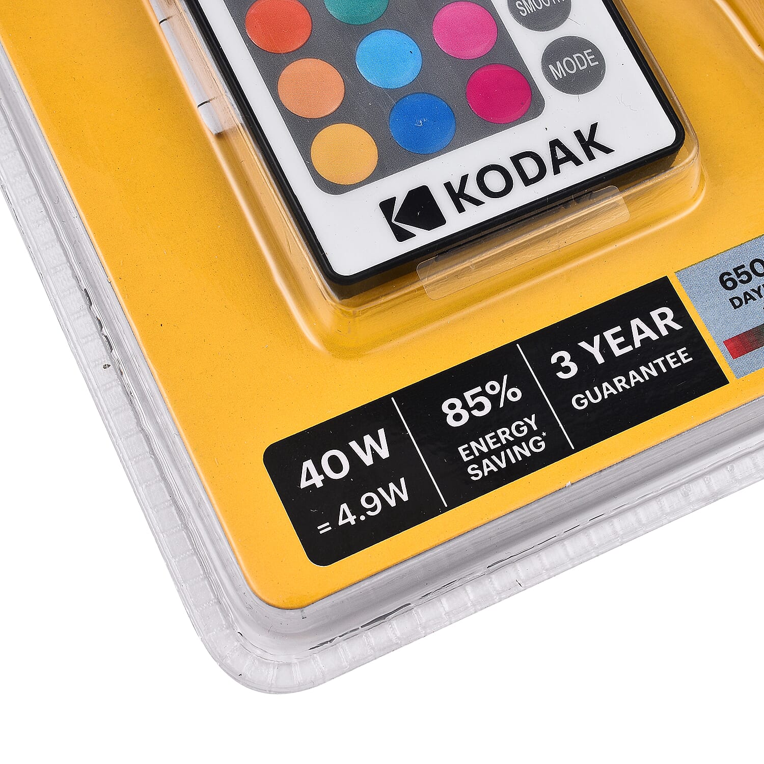 KODAK 4.9W Energy Saving LED Smart Bulb with Remote 7517995 3