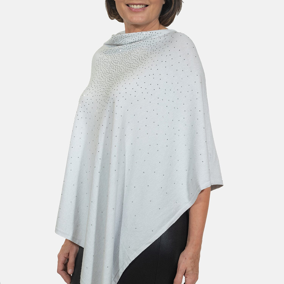 KRIS ANA Studed Scatter Poncho - Blue 7302622 5
