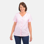 Women Short Sleeves Top (Size S) - -Light Pink