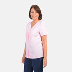 Women Short Sleeves Top (Size S) - -Light Pink