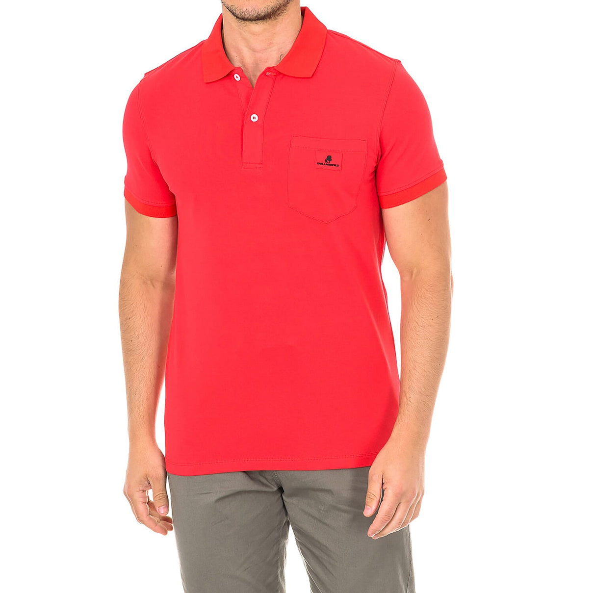 Karl Lagerfeld - Mens Basic Polo Short Sleeve 3624395 0