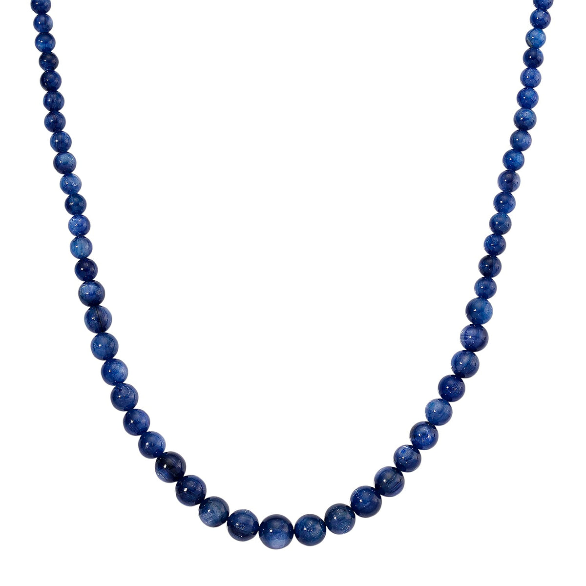 Tucson Find - Kashmir Blue Kyanite Necklace (Size - 20-2 Ext) with Lobster Clasp in Yellow Gold Plated Sterling Silver 290.00 Ct. 8185707 0