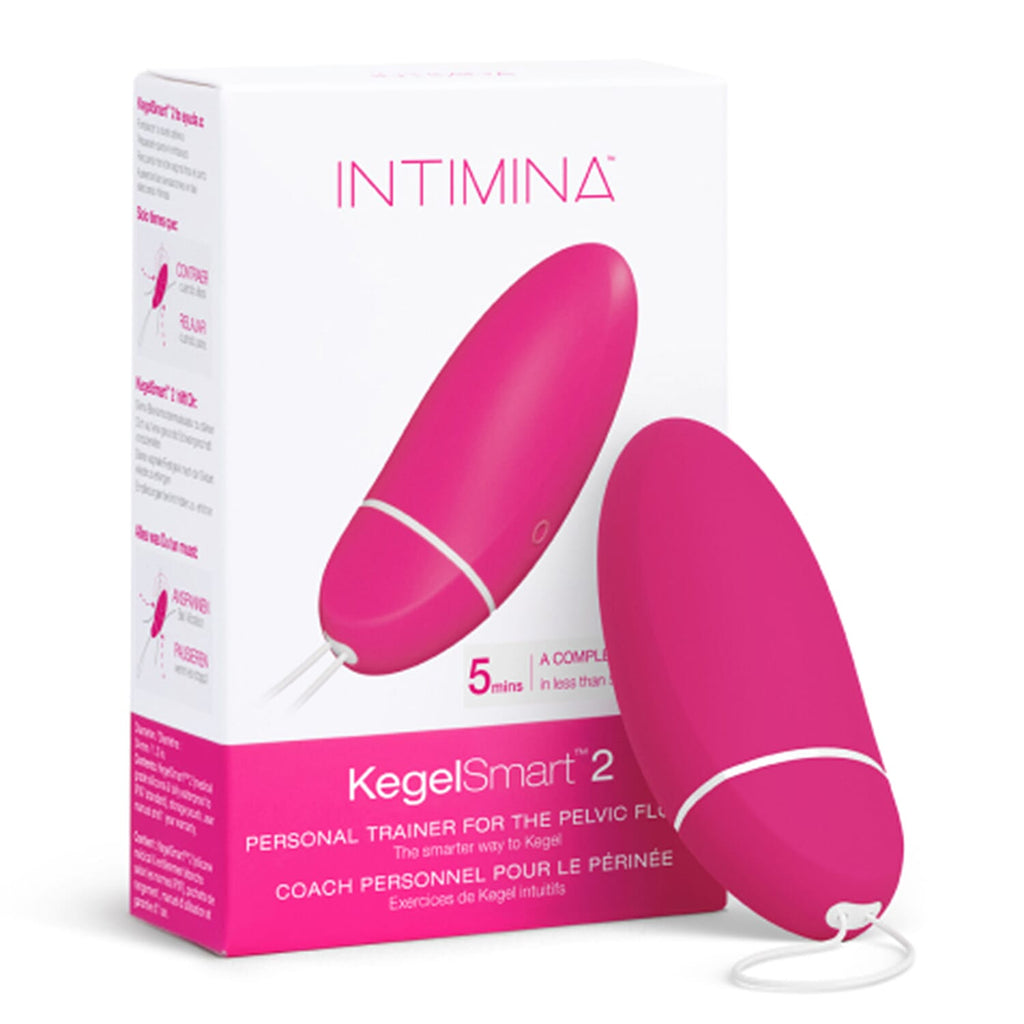 KegelSmart 2 Rechargeable Personal Trainer - INTIMINA Smart Pelvic Floor Exerciser - Automatic Strength Sensing - Vibration Guided Routine