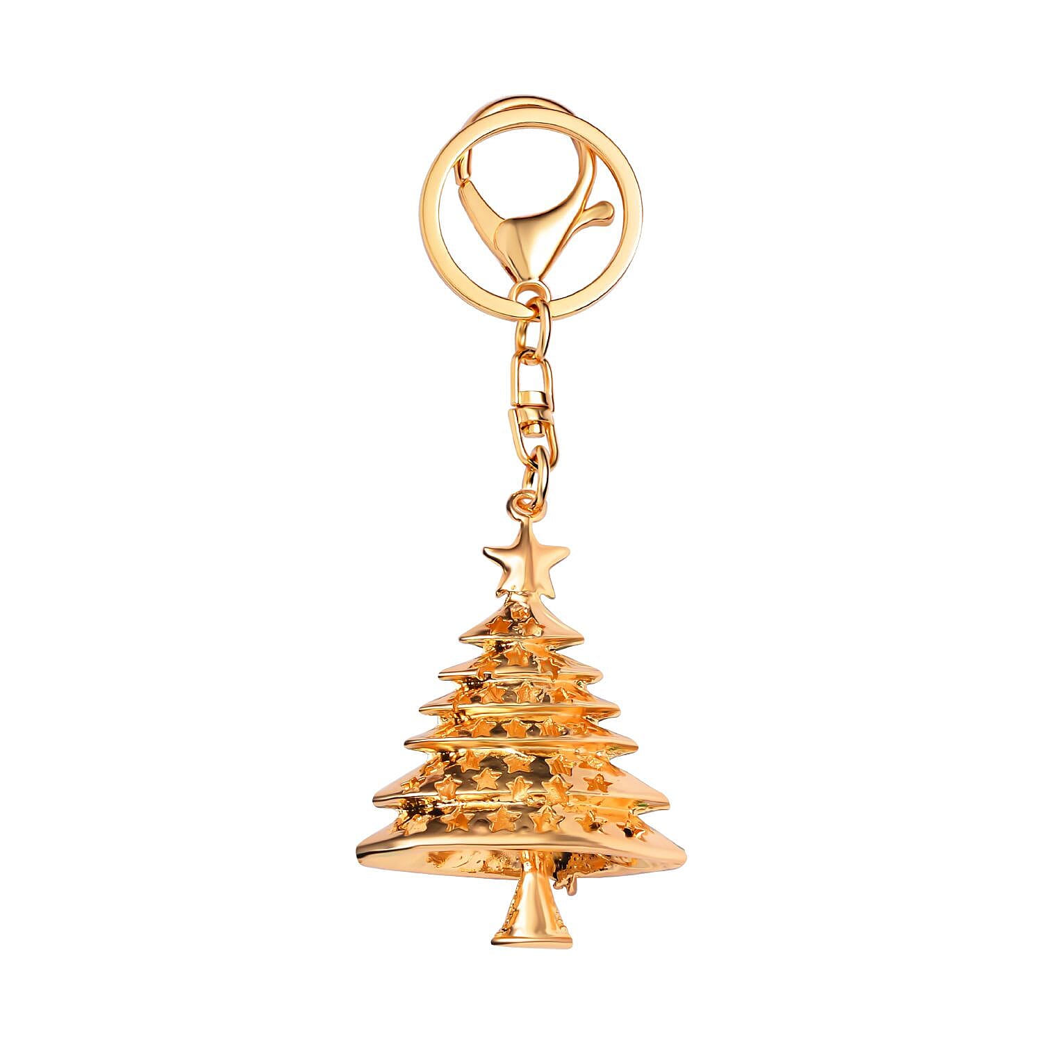 Value Bundle -  Set of 3 Sparkling Crystal Keychains With Different Designs (Unicorn, Christmas Tree, and Starfish) - Multi 7595561 6