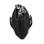 Genuine Leather Dolphin Bag Charm & Coin Wallet (18cm) - Black